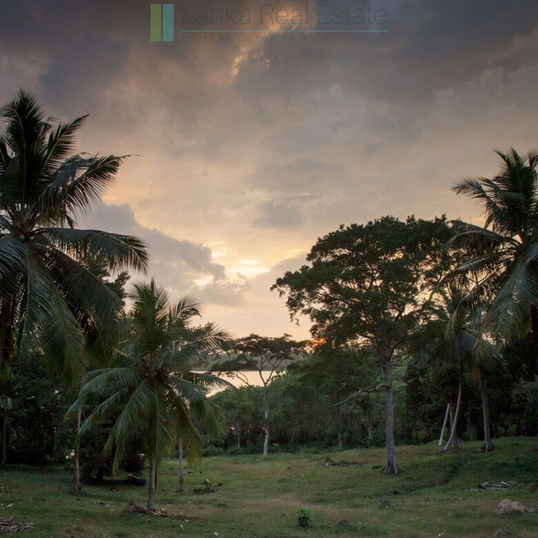 Five acres on exclusive Koggala lakefront estate