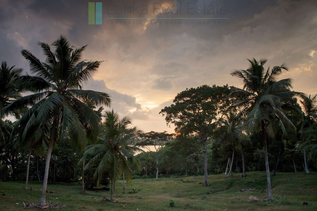 Five acres on exclusive Koggala lakefront estate