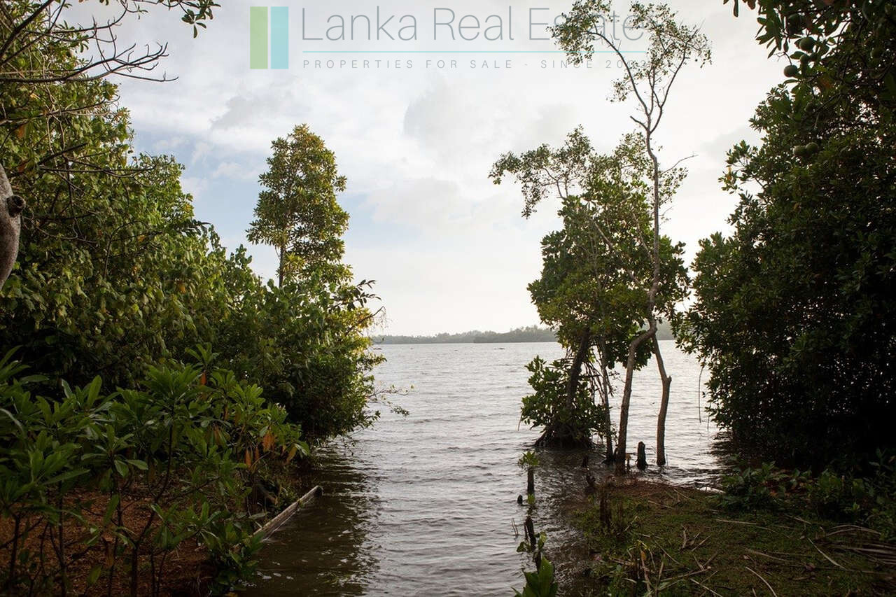Five acres on exclusive Koggala lakefront estate