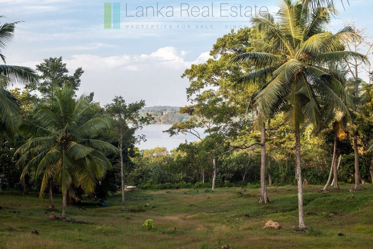 Five acres on exclusive Koggala lakefront estate