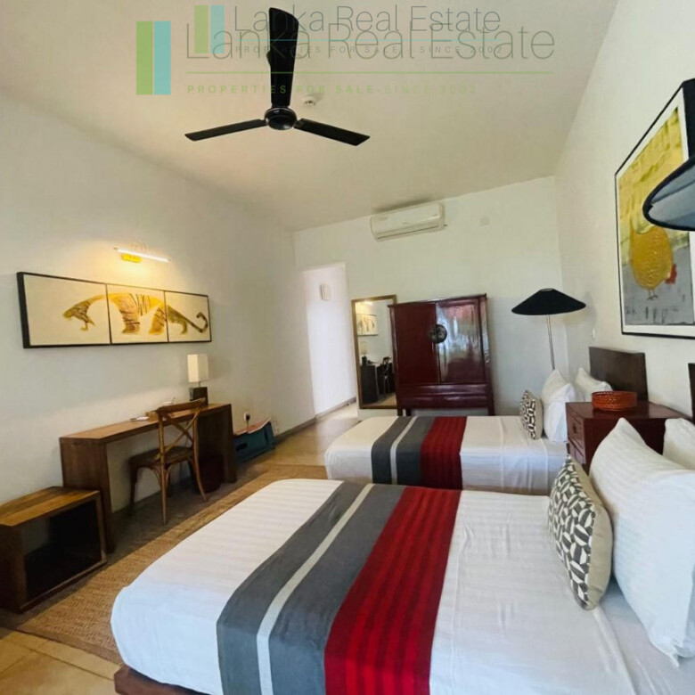 Luxury beachfront villa near Bentota