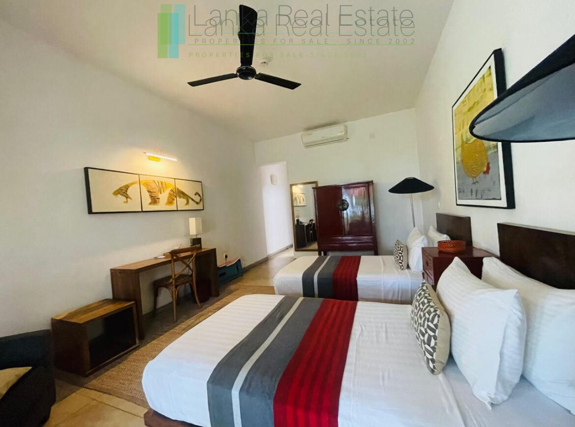 Luxury beachfront villa near Bentota
