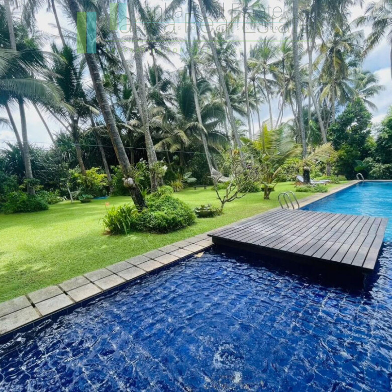 Luxury beachfront villa near Bentota