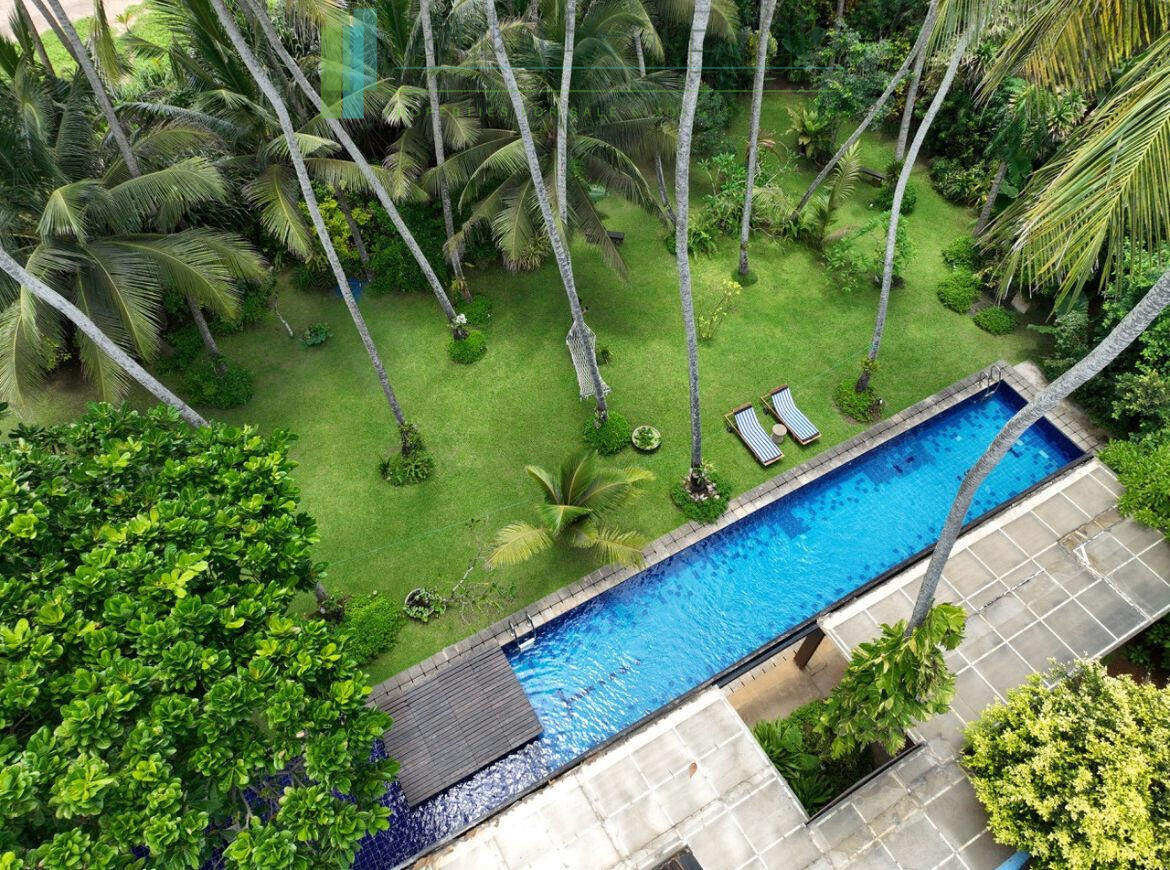 Luxury beachfront villa near Bentota