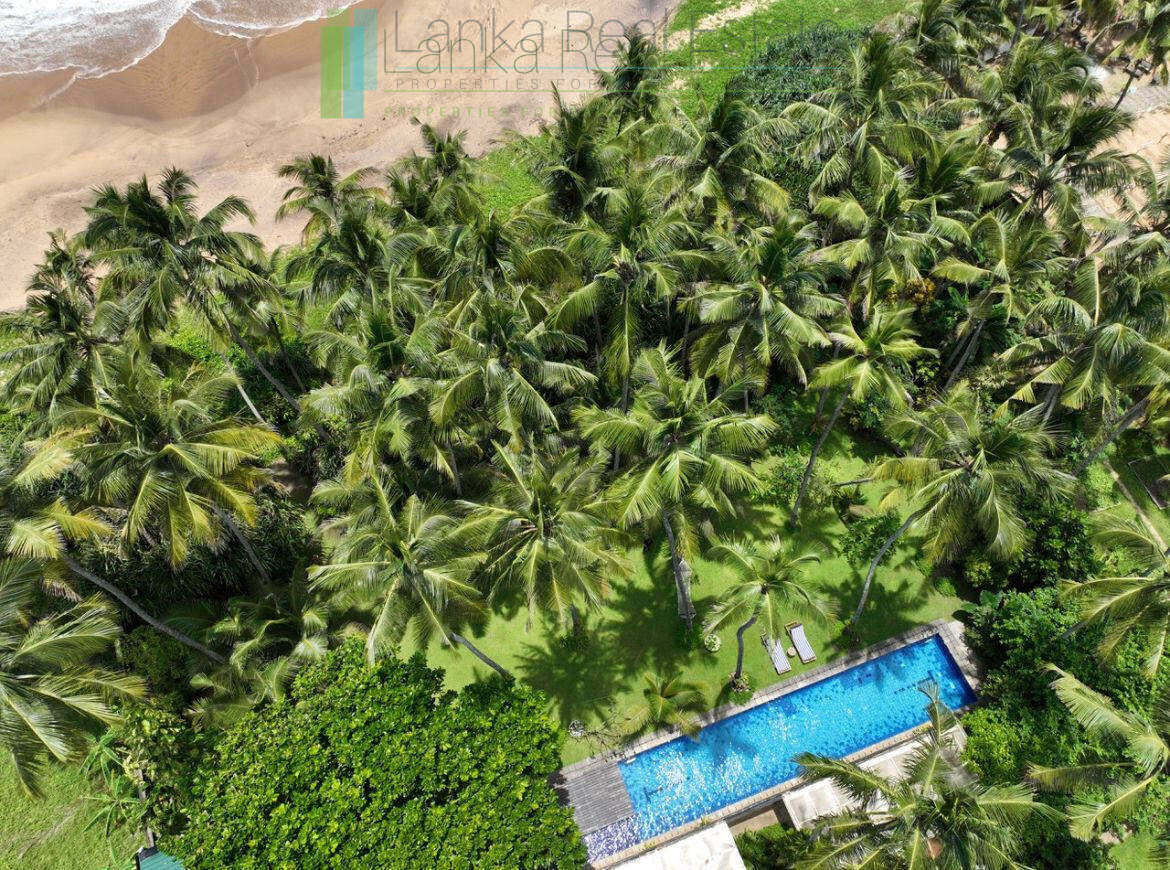 Luxury beachfront villa near Bentota