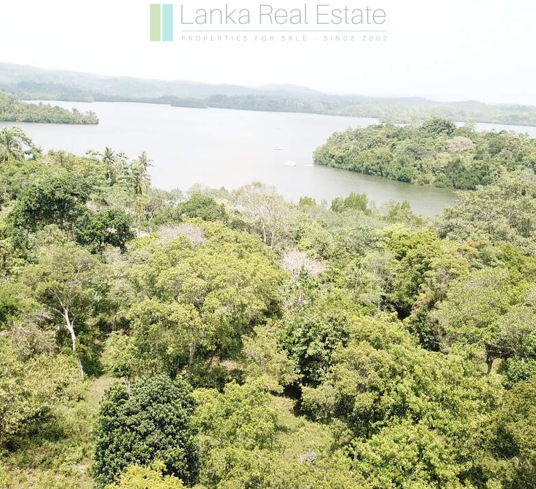 Serene wooded six acres on Koggala Lake