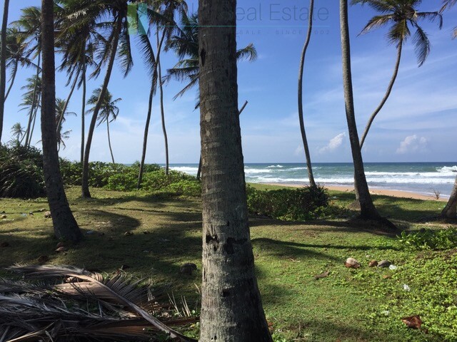 Large beachfront plot near Galle