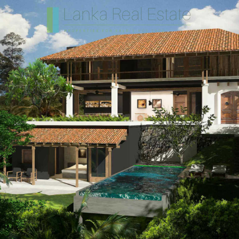 Elevated plot with ocean views at Talalla