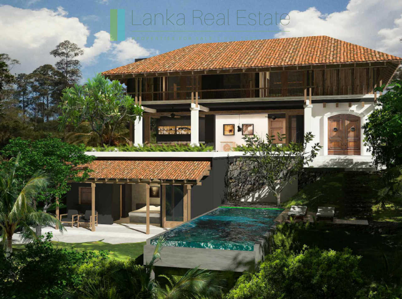 Elevated plot with ocean views at Talalla