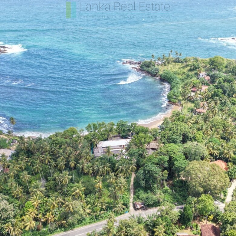 Elevated ocean view land near Tangalle