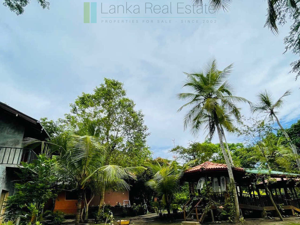 Lodge and cabana on two acres near Tangalle