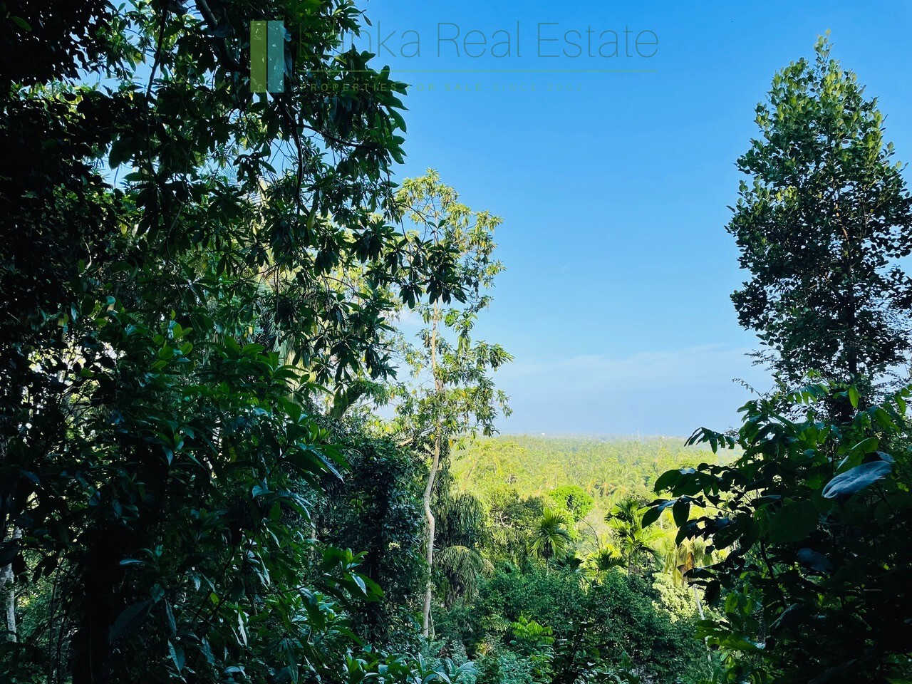 One acre with ocean views at Habaraduwa