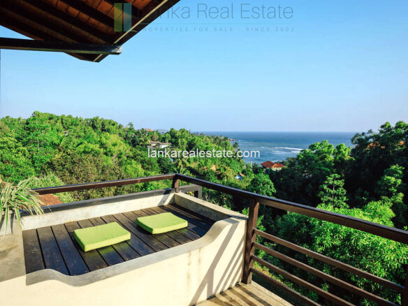 Three oceanview villas on large plot at Weligama