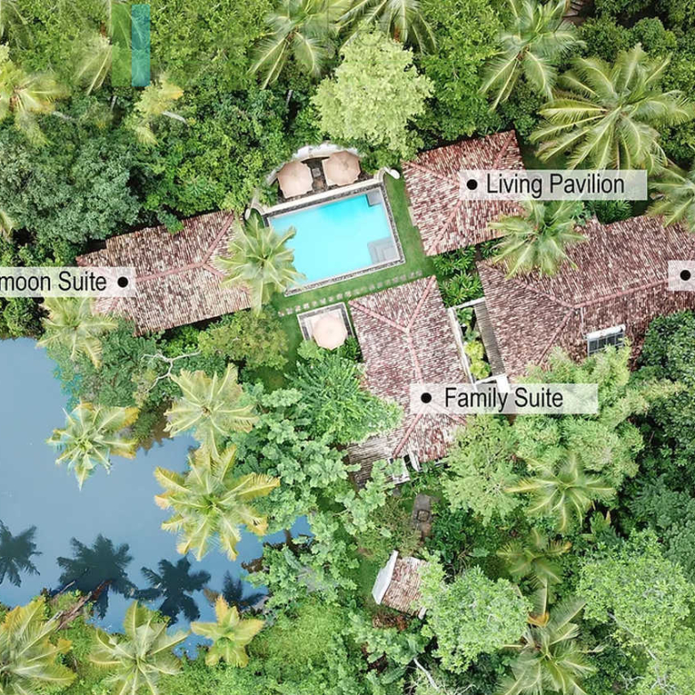 Five bedroom luxury riverside villa near Ahangama