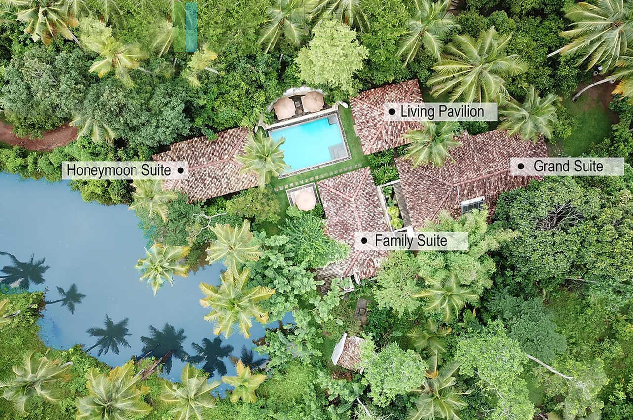 Five bedroom luxury riverside villa near Ahangama