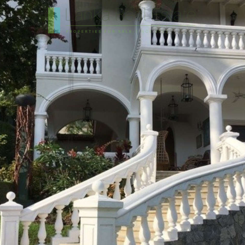 Grand Italianate mansion on Victoria Lake