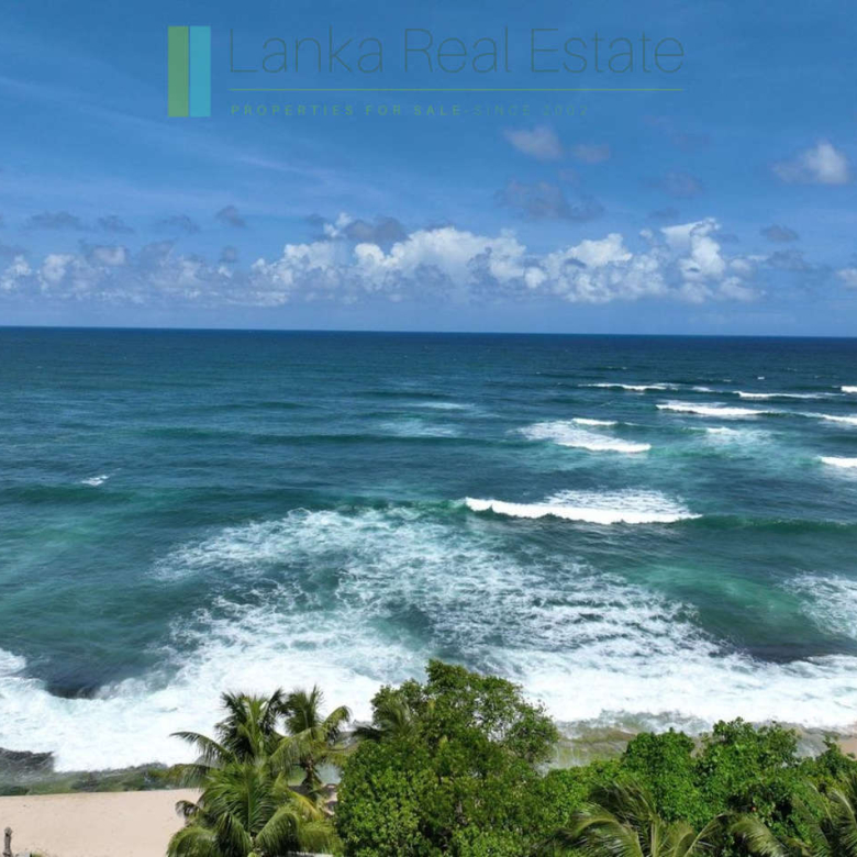 Mirissa beachfront plot with potential