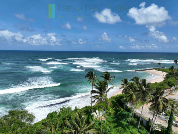 Mirissa beachfront plot with potential