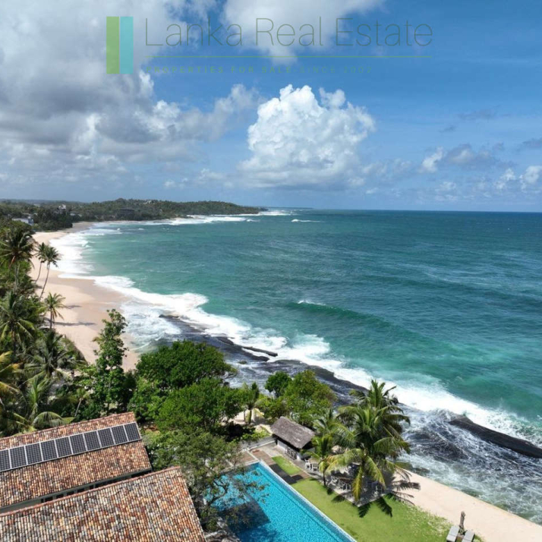 Mirissa beachfront plot with potential