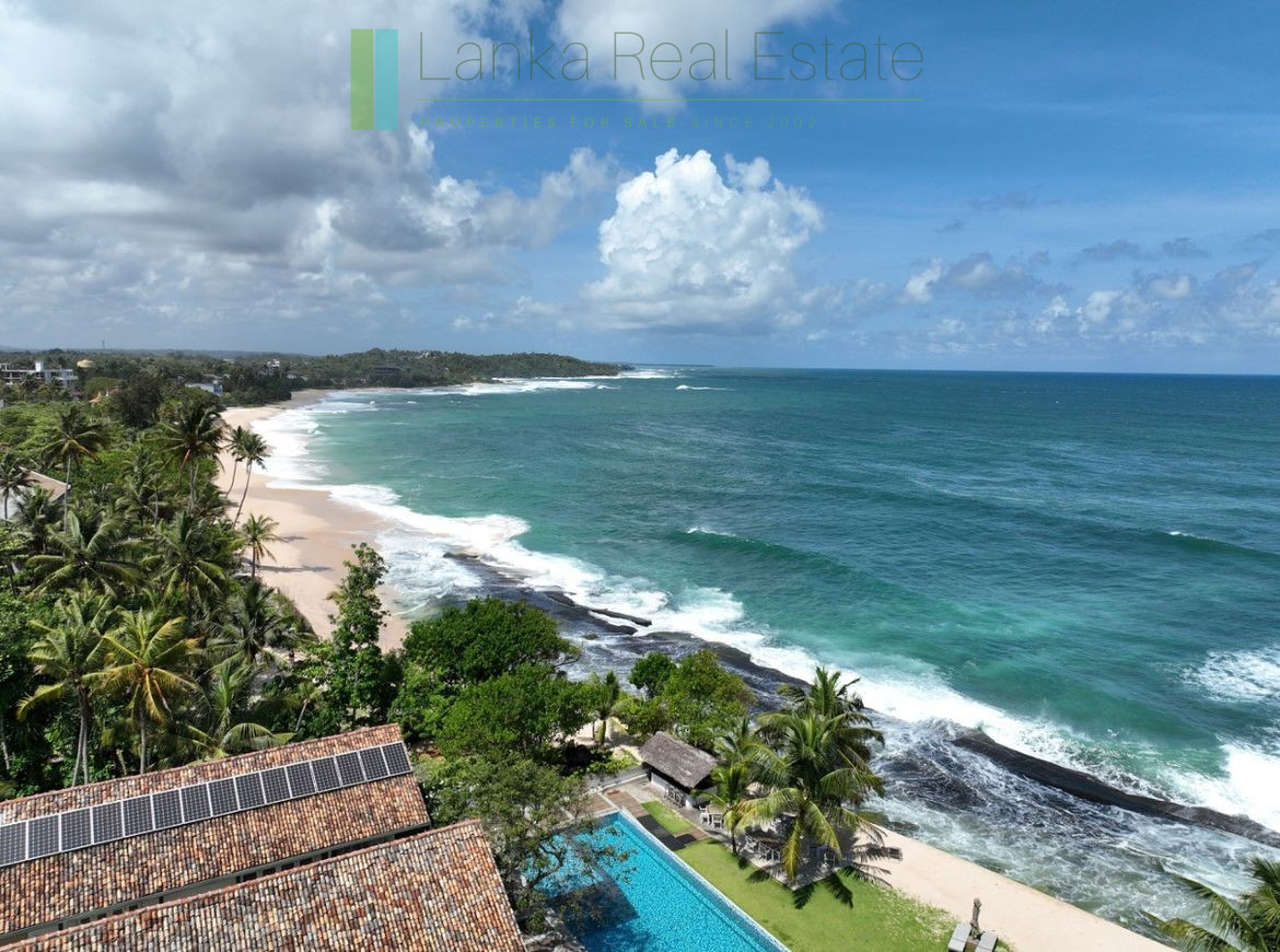 Mirissa beachfront plot with potential