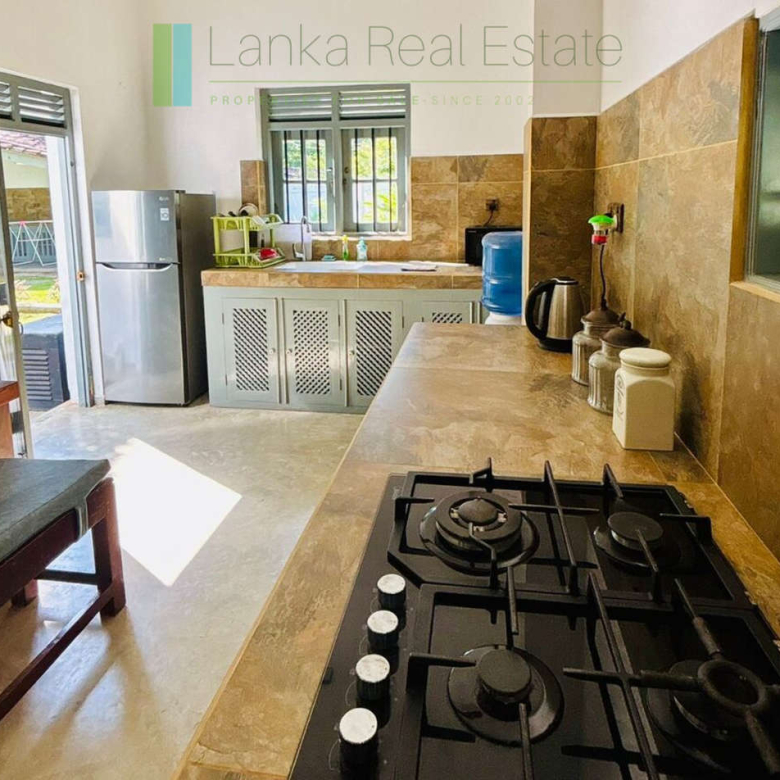 Three-bedroomed villa with pool near the beach