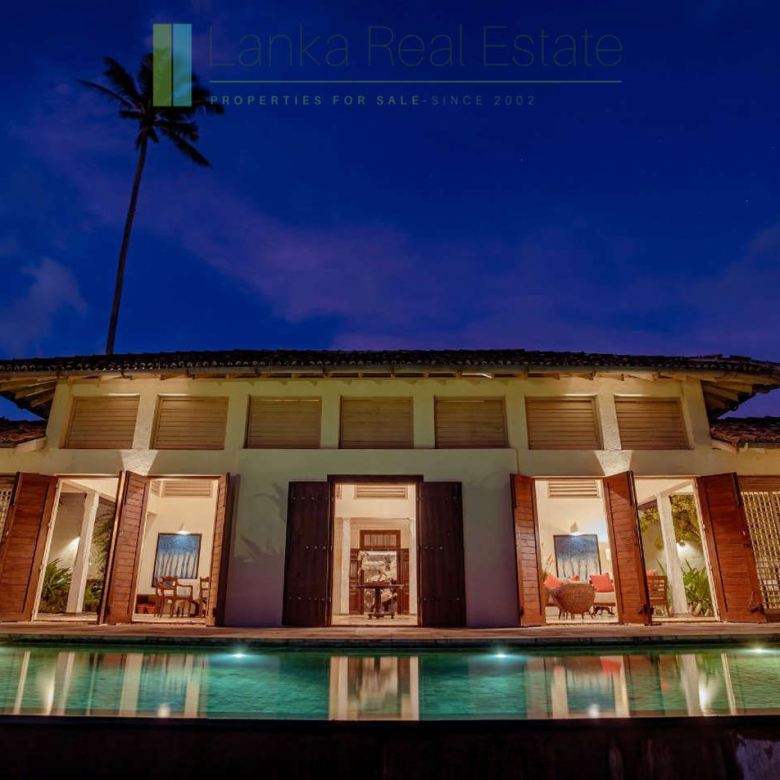 Architect designed Talpe beachfront villa