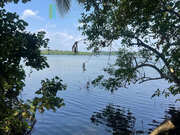 Elevated lakefront land near Galle