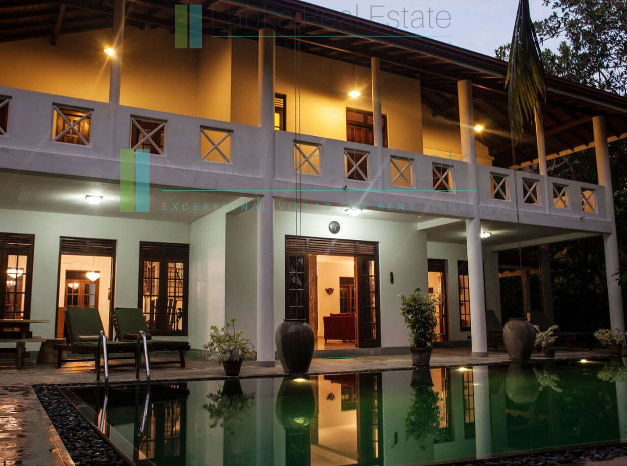 Lakefront villa on Rathgama Lagoon