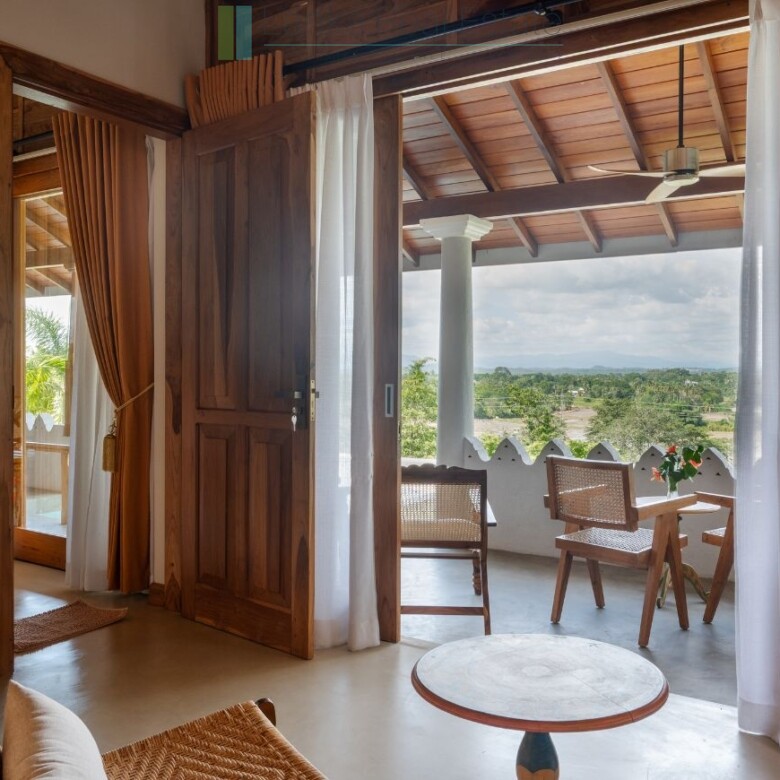Two-bedroom villa with views near Tangalle