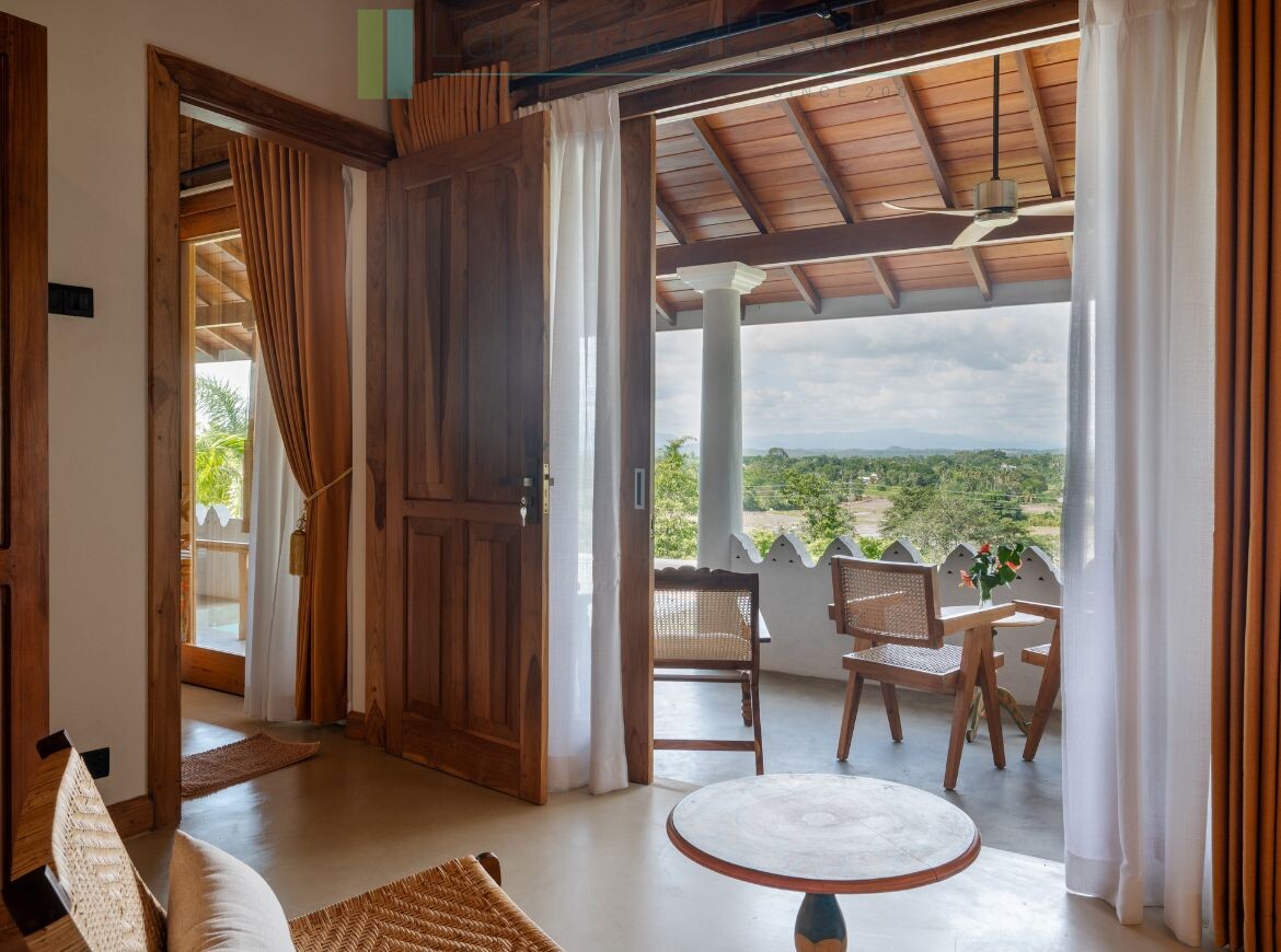Two-bedroom villa with views near Tangalle