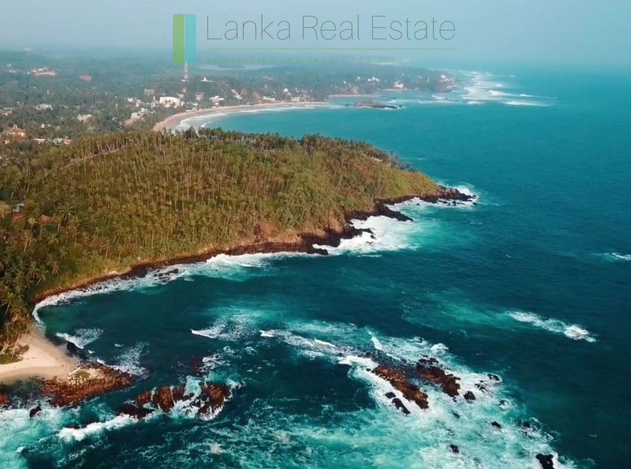 Large headland plot in Mirissa