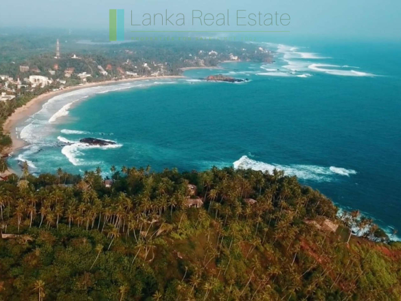 Large headland plot in Mirissa