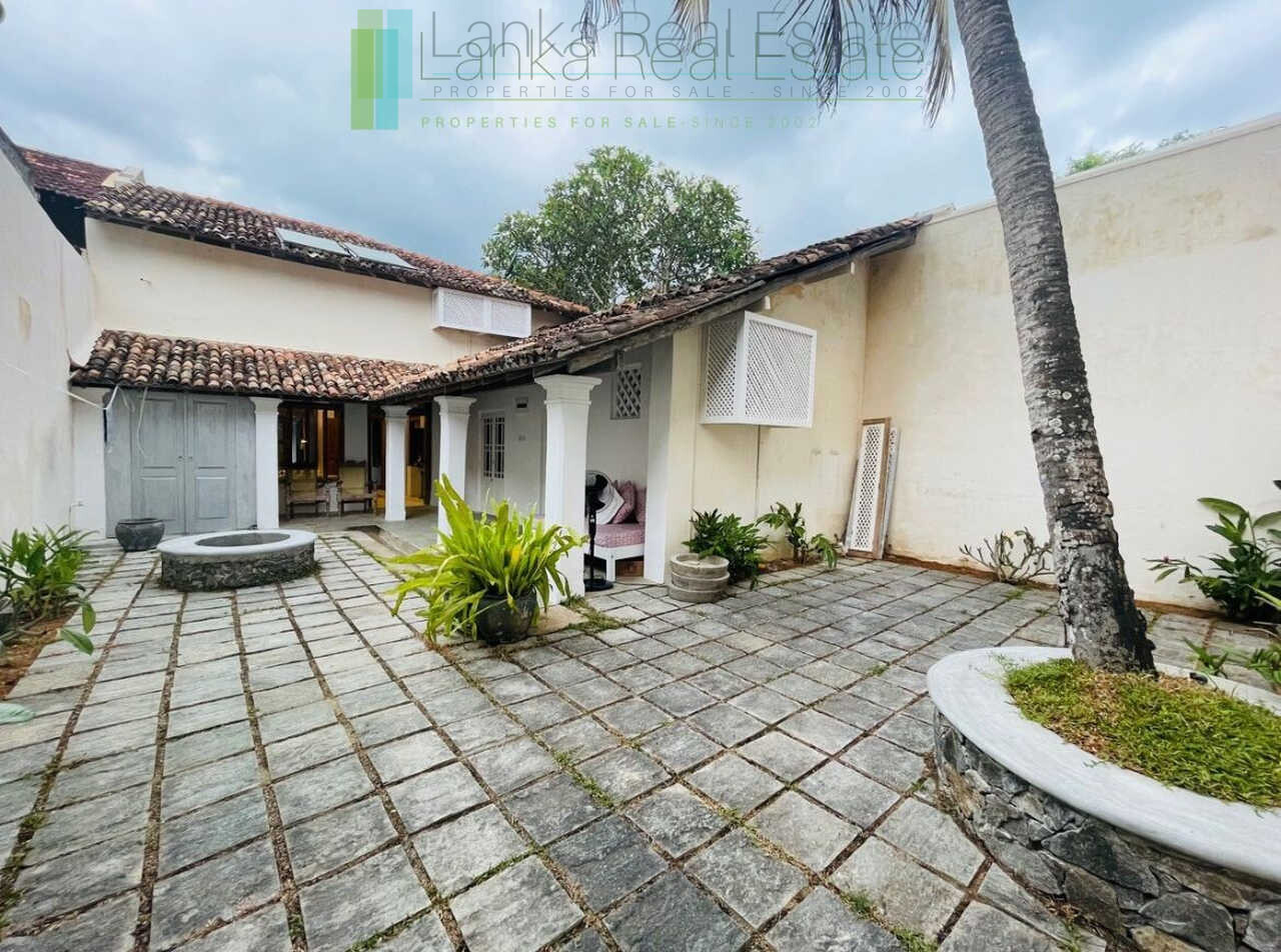 Galle Fort house with commercial frontage to shopping street