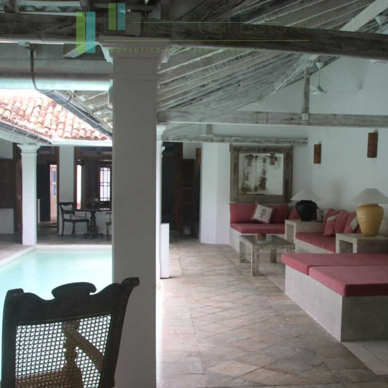 Galle Fort house with commercial frontage to shopping street