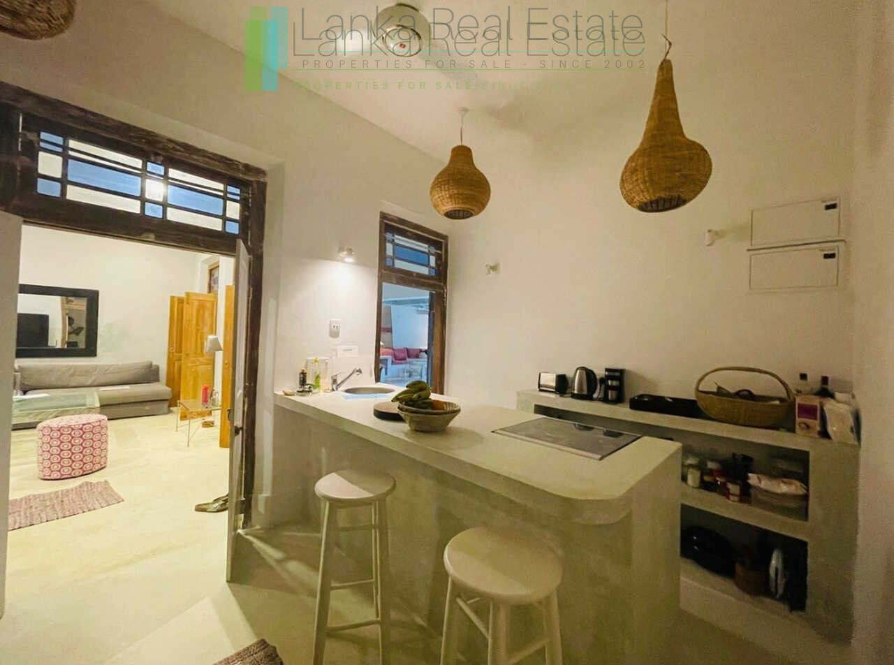 Galle Fort house with commercial frontage to shopping street