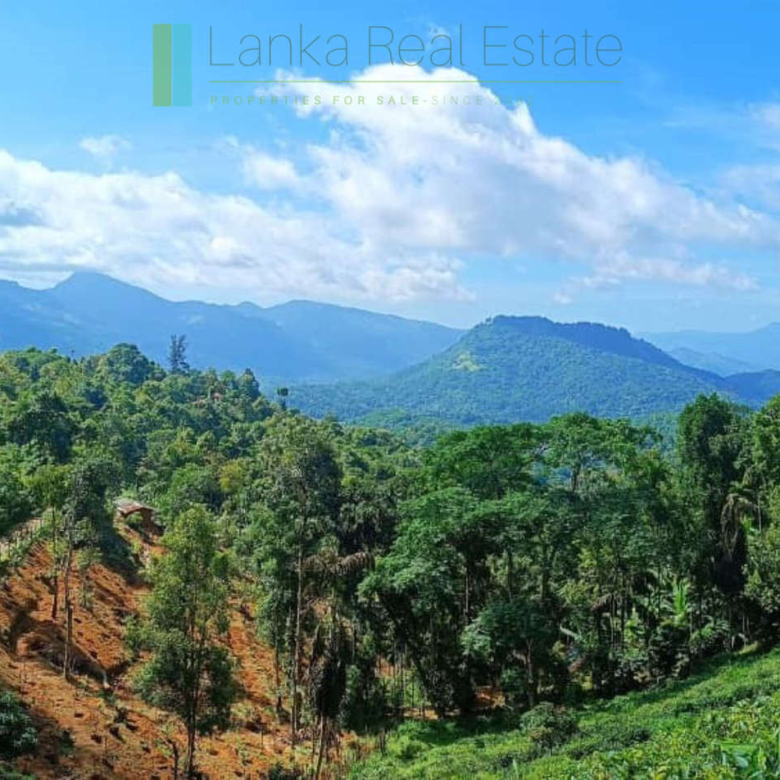 Four acres near Kandy with mountain lake views