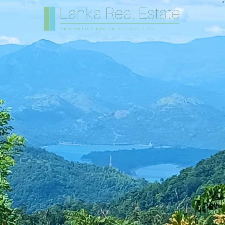 Four acres near Kandy with mountain lake views