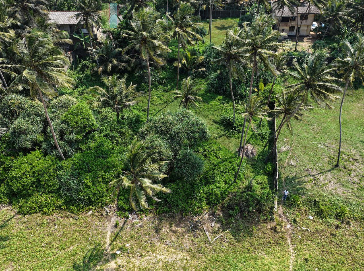 Enviable beachfront plot in Gintota
