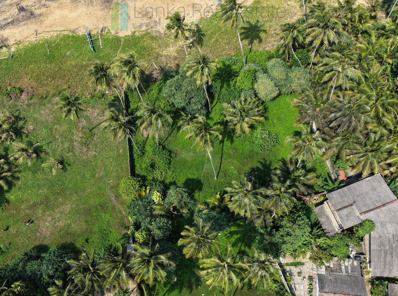 Enviable beachfront plot in Gintota