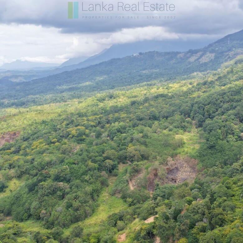 Sloping land with far-reaching views near Beragala