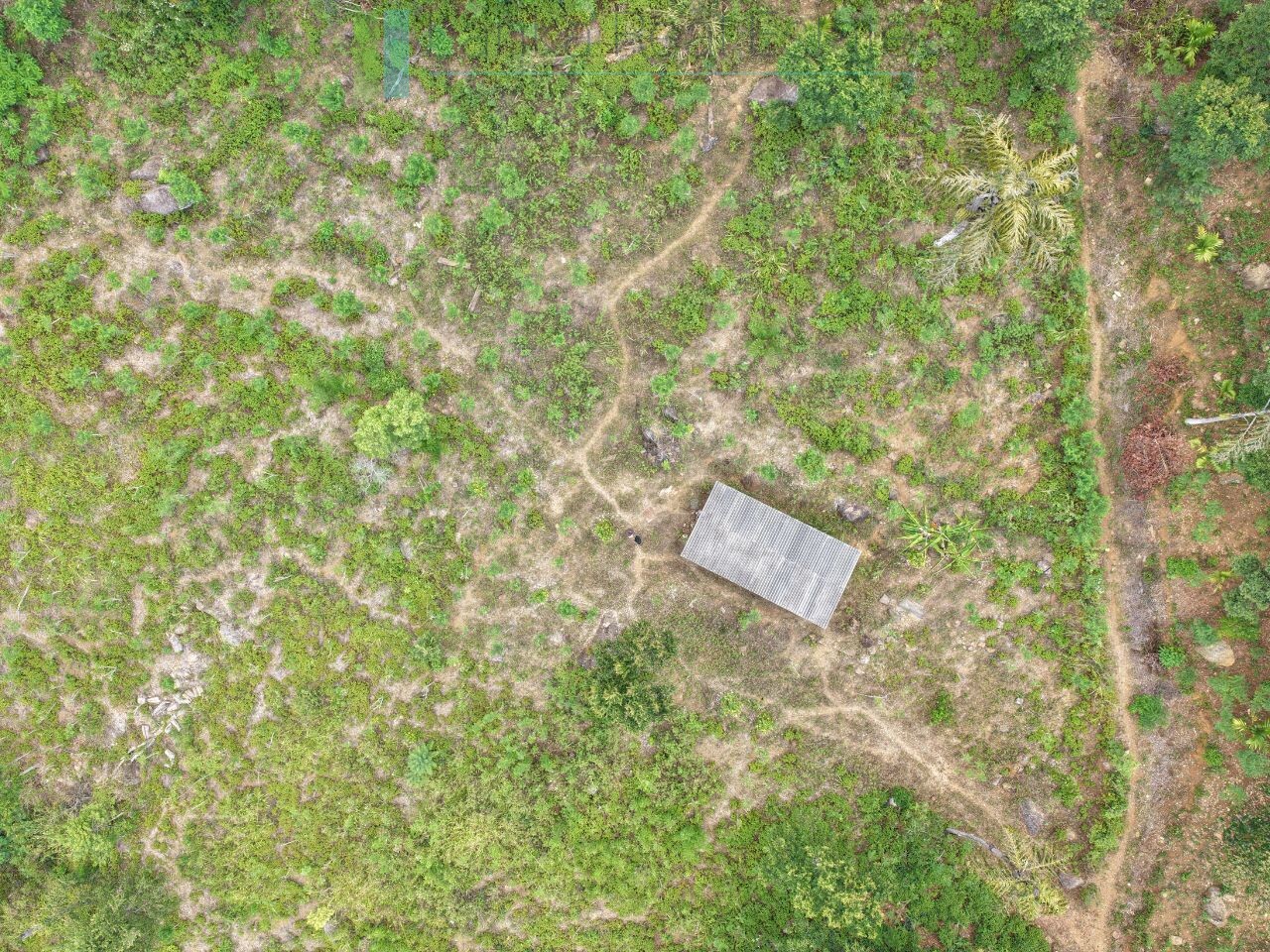 Sloping land with far-reaching views near Beragala