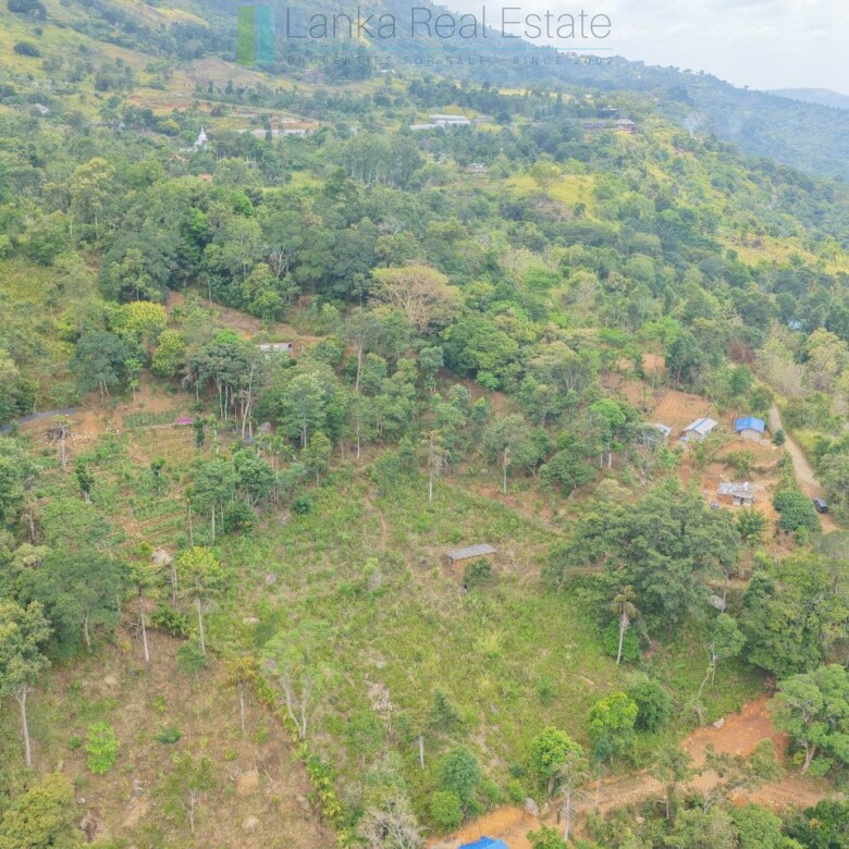 Sloping land with far-reaching views near Beragala