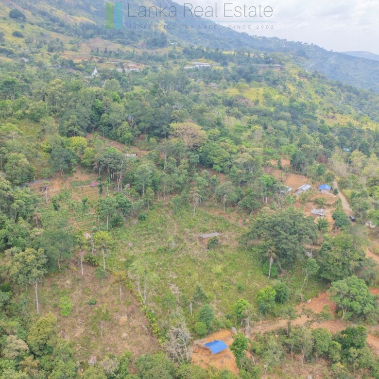 Sloping land with far-reaching views near Beragala