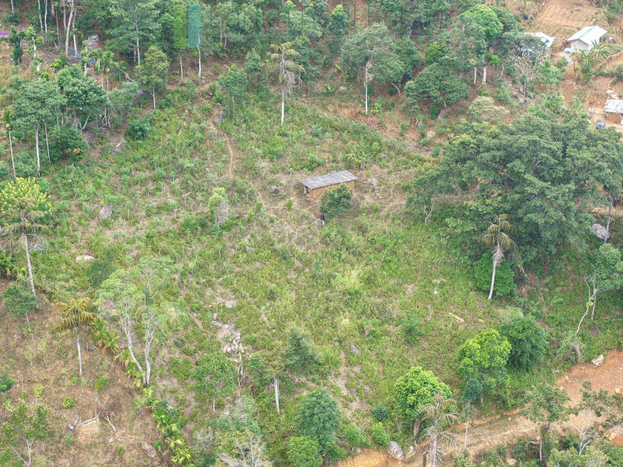 Sloping land with far-reaching views near Beragala