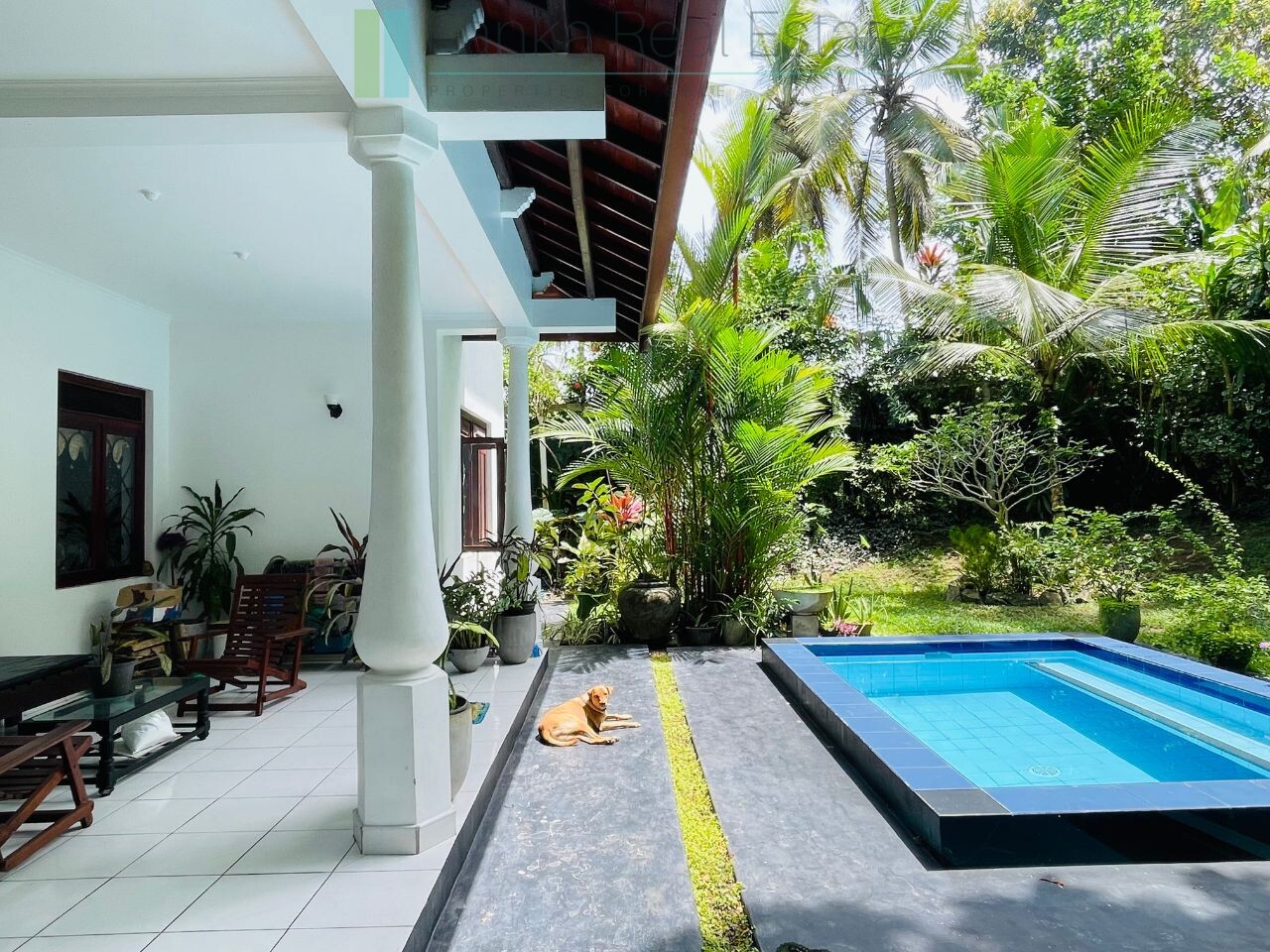 Furnished villa near the beach in Hikkaduwa